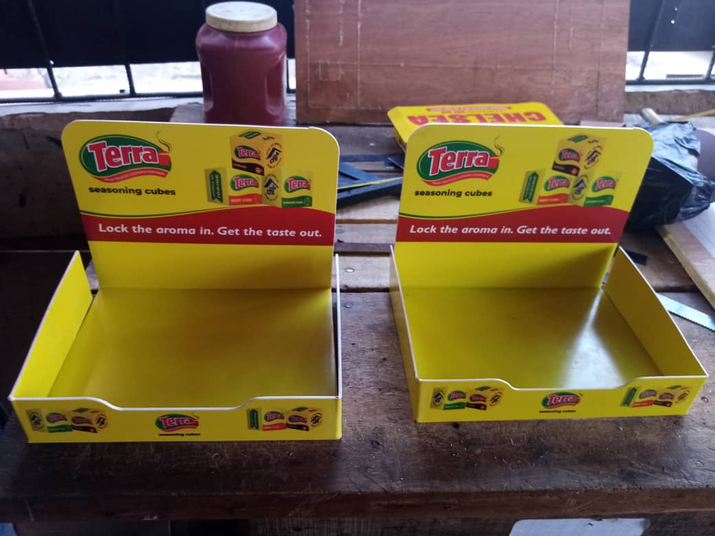 Terra — Seasoning counter trays.