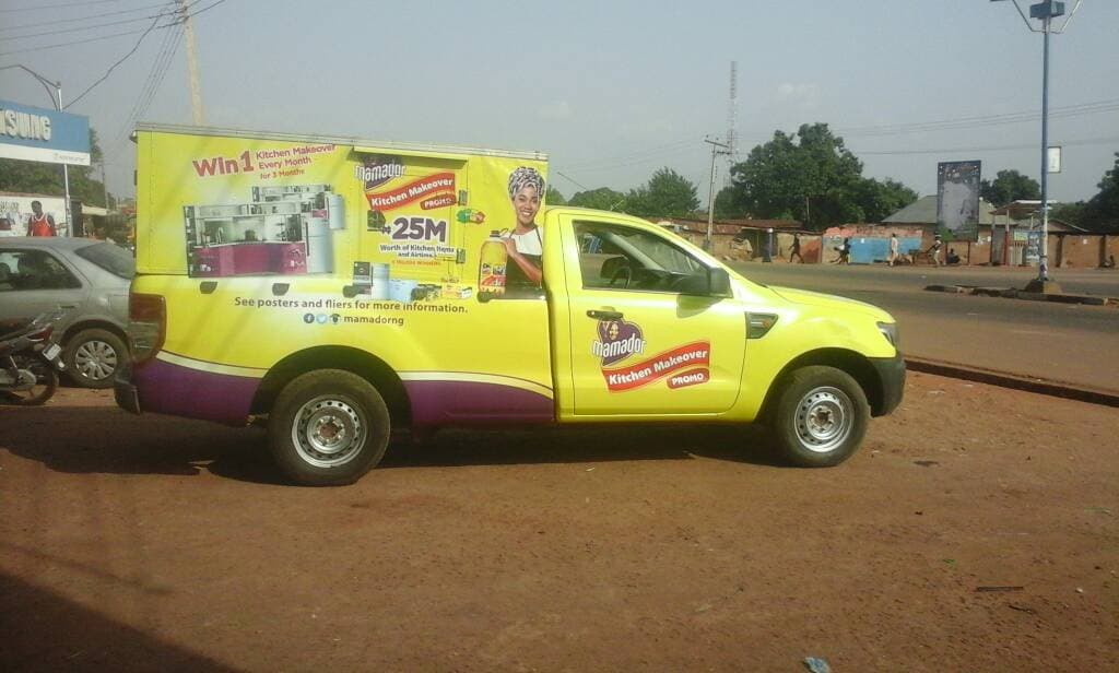 Mamador — "Kitchen Makeover" promo truck, box body and cab panels.